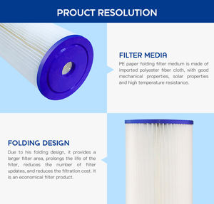 Filtro PUREZA Compatible con CX200XRE, SwimClear C200S, C200S, C-9442, PA200S, 200 Pies Cuadrados Cartucho <span class=keywords><strong>de</strong></span> Filtro para Piscina <span class=keywords><strong>de</strong></span> 1.5 Metros - Product Image 4