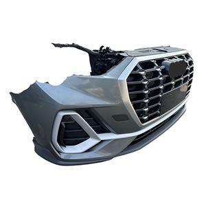 ใช้ชุดกันชนหน้าแบบดั้งเดิมพร้อมกระจังหน้าสำหรับรถ <span class=keywords><strong>Audi</strong></span> <span class=keywords><strong>Q3</strong></span> F3 <span class=keywords><strong>S</strong></span>-<span class=keywords><strong>line</strong></span> / <span class=keywords><strong>Sportback</strong></span> 2019-2024 | ชุดประกอบจมูกแบบสมบูรณ์ - Product Image 3