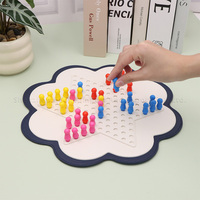Jeu d'échecs de la mémoire des couleurs pour enfants, jeu éducatif, jeu de dames chinoises, jeu de société pour les rassemblements familiaux, garçons et filles