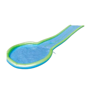 Tận hưởng niềm vui mùa hè ngoài trời với đường trượt nước đôi và hồ bơi giật gân được thiết kế để vui chơi an toàn cho trẻ em - Product Image 1