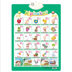 Póster Educativo <span class=keywords><strong>de</strong></span> Pared 3D con Sonido para Niños, Aprendizaje del Alfabeto Inglés, Carteles Educativos Electrónicos para Niños - Product Image 1