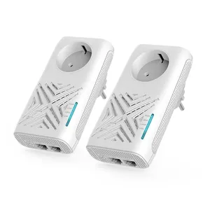 Nhà Máy Mới Nhất Giá AV500 2-Port Passthrough Powerline Adapter Wifi Starter Kit