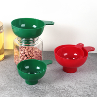 Entonnoir en plastique pour bocaux à large ouverture, idéal pour la mise en conserve de confitures et cornichons, disponible en grandes et petites tailles, ensemble d'entonnoirs de qualité alimentaire.