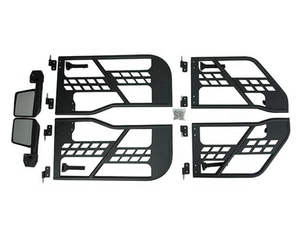 Accessoire <span class=keywords><strong>demi</strong></span>-porte en acier pour <span class=keywords><strong>Jeep</strong></span> Wrangler <span class=keywords><strong>JK</strong></span> 2007-2024, pour voitures 2 et 4 <span class=keywords><strong>portes</strong></span>, état neuf, installation facile, garantie - Product Image 1