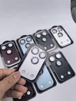 Protection d'objectif d'appareil photo en verre trempé en alliage d'aluminium mat pour iPhone 18 Pro et iPhone 18 Pro Max