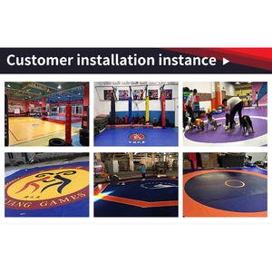 Alfombrilla de PVC de colores de 12M x 12M, alfombrillas de lucha BJJ con hoja XPE, alfombrillas de lucha usadas a la venta, <span class=keywords><strong>Craigslist</strong></span> - Product Image 6