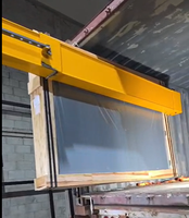 Bras de levage pour chariot élévateur pour feuilles de verre de 2440*3660 mm, destiné aux grossistes de verre pour le déchargement de caisses de verre des conteneurs