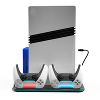 Pour PS5 Pro/PS5 Slim support Vertical Station de charge chargeur ventilateur de refroidissement Dock Console contrôleur chargeur support de charge