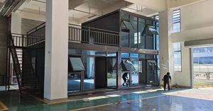 20ft đúc sẵn kính container nhà phẳng gói nhỏ nhà Trailer cho đô thị sống văn phòng hoặc khách sạn kiosk sử dụng - Product Image 6