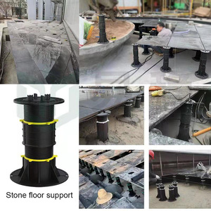 Piédestal réglable en plastique de support de plancher surélevé de finisseur d'individu pour le decking - Product Image 5