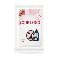 Échantillons de crème solaire/écran solaire et démaquillant personnalisables de 2 ml/5 ml avec logo coloré, thermoscellables et portables