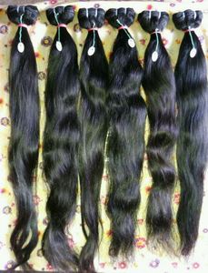 Extensions de cheveux naturels indiens Remy double épaisseur, soyeux et doux, en lots, en promotion, prix exportateur - Product Image 1