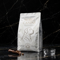 Emballage alimentaire écologique personnalisé par le fabricant, sac en plastique recyclable à huit soudures latérales pour aliments pour chiens, destiné aux marques de produits pour animaux de compagnie en détail