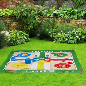 Tiktok – <span class=keywords><strong>jeu</strong></span> de société familial de grande taille, ensemble de tapis de <span class=keywords><strong>jeu</strong></span> Double face 2 en 1 Ludo serpent <span class=keywords><strong>et</strong></span> <span class=keywords><strong>échelles</strong></span>, offre spéciale 2022 - Product Image 1