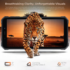 Nuevo OUKITEL G3 teléfono resistente 6 "HD 6300mAh IP68 resistente al agua 16(4 + 12)GB 256GB versión global directo de fábrica teléfono móvil resistente - Product Image 6