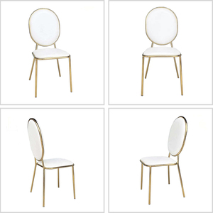 Sillas de comedor de Metal con respaldo arqueado moderno para cocina, mesa de Bar, esencial para restaurante, banquete, Hotel, boda, fiesta, sala de estar - Product Image 5