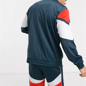 Custom <b>Men</b> Running windbreaker set Sportswear <b>Reflective</b> Zip up Polyester Nylon Windbreaker Tracksuit Track <b>Jacket</b> and Short Set - Product Image 4