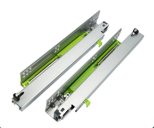 Rieles Deslizantes <span class=keywords><strong>de</strong></span> Metal <span class=keywords><strong>de</strong></span> Zinc <span class=keywords><strong>de</strong></span> Extensión Completa con Cierre Suave <span class=keywords><strong>de</strong></span> 20'' 500mm, Herrajes para Muebles, Guías <span class=keywords><strong>de</strong></span> Cajones <span class=keywords><strong>de</strong></span> Montaje Inferior - Product Image 2