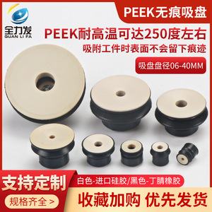 ตัวยกสุญญากาศแบบนิวเมติกสำหรับงานอุตสาหกรรม แขนหุ่นยนต์กำลังสูง แผ่นรอง PEEK ไม่ทำให้เกิดรอย ถ้วยดูดสุญญากาศ รุ่น PJG8/10/15/20/25/30/35 - Product Image 2