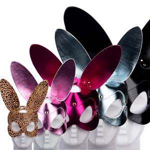Jouets sexuels érotiques BDSM, <span class=keywords><strong>masque</strong></span> de bondage, <span class=keywords><strong>masque</strong></span> de cosplay en cuir, <span class=keywords><strong>masque</strong></span> de <span class=keywords><strong>lapin</strong></span> mignon et <span class=keywords><strong>sexy</strong></span> - Product Image 1