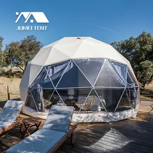 Tenda Kubah Kedap Suara Geodesic Hotel Kubah Tenda Kubah PVC Transparan