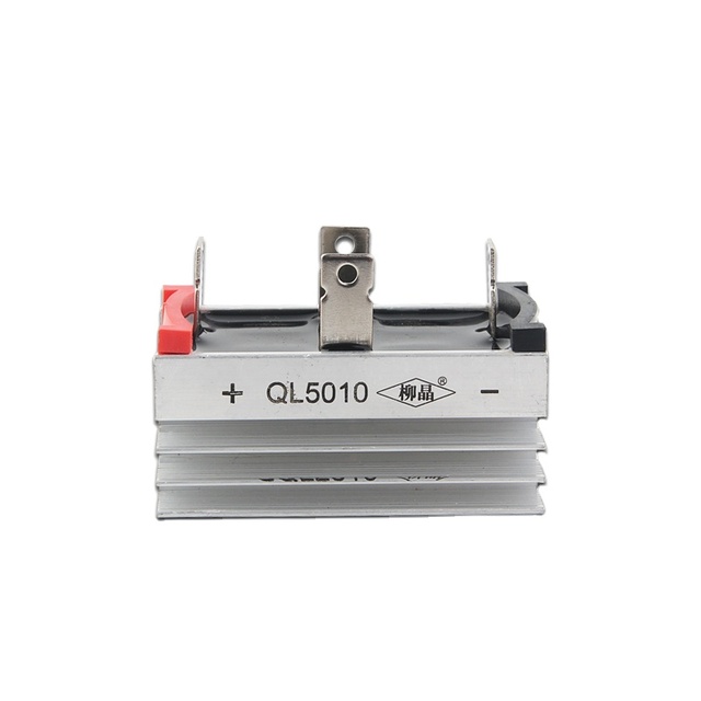 QLF5010 50A 1000V 1200V 1600V Single Phase 4-Pin Aluminum Heatsink Bridge Rectifier Diode