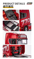 Huina 1501 770S V8 télécommande jouets 1/18 RC alliage tracteur camion à benne basculante 19CH 2.4G RC ingénierie camion modèle véhicule Cargo