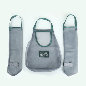 Bolsas de malla multifuncionales para almacenar frutas y verduras en la cocina, para colgar y transportar jengibre, ajo, cebollas y otros. - Product Image 2