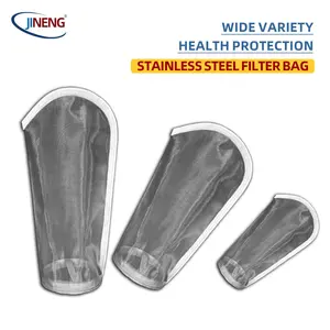 Hot selling Stainless steel 304 316 filter bag high precision liquid industrial filter bag