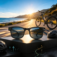 Lunettes Intelligentes Sans Fil Audio, Lunettes Meta avec Caméra, Prise de Vidéo, Chat Multilingue, Appel Mains Libres, Lecture Musicale