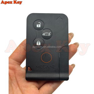 Coque de clé intelligente de remplacement à 3 boutons pour Renault Clio Logan Megane 2 3 Koleos Scenic, étui de clé télécommande à 3 boutons, petite clé - Product Image 4