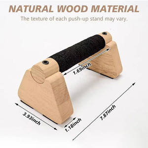 Supporto in legno per flessioni, barra russa per flessioni, barra per dip, supporto per inversione, attrezzatura fitness per casa - Product Image 2