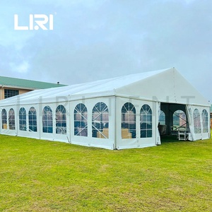 เต็นท์งานอีเวนต์ในโบสถ์สีขาว PVC ขนาดใหญ่ที่นั่ง100กลางแจ้งทำจากอะลูมิเนียมแอฟริกาใต้ - Product Image 3