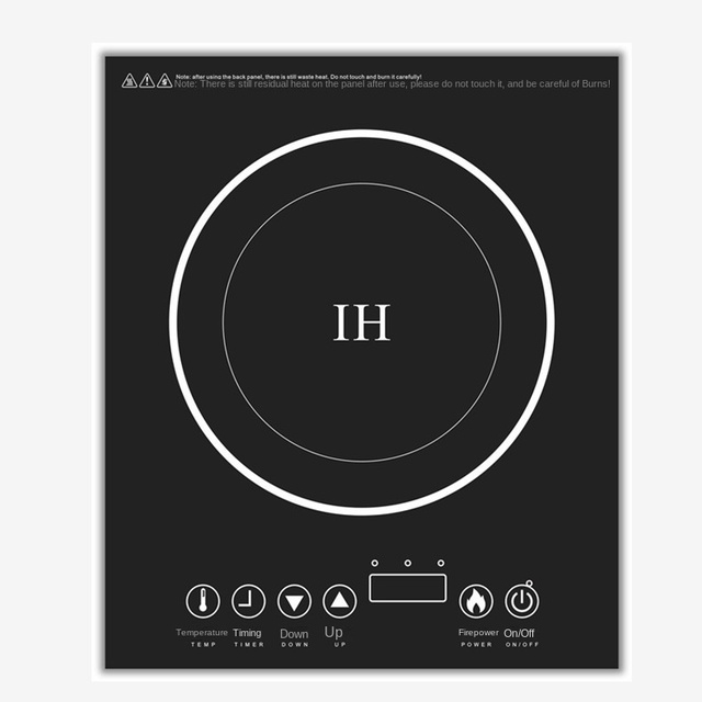 Foreground Induction Cooktop Touch 1 Single burner Desktop Induction Stove Electric Induction Infrared Ceramic Cooker Hob