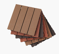 Dalles de terrasse extérieures WPC de haute qualité, en composite bois-plastique, imperméables, à emboîtement, pour patio