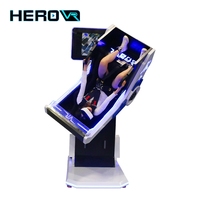Simulador HEROVR 9D Full Motion VR 360 Simulador de vuelo Equipo de metal para exteriores/interiores para Centro Comercial Ganar dinero Parque temático
