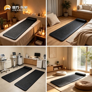Jiwan Lejia Vente en gros Tapis chauffant hexagonal en pierre entièrement noir pour centre de yoga - Product Image 2