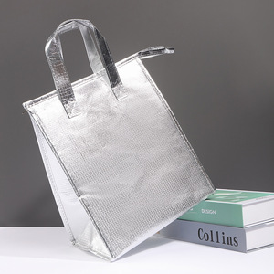 Borsa Termica Portatile Semplice per Torte, Borsa Termica Usa e Getta, Borsa Frigo Pieghevole Piatta con Manico - Product Image 1