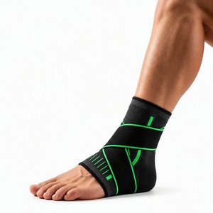 Manufacturer Custom Color Sports Knitted Unisex Knee <strong>Ankle</strong> Support Breathable Bandage <strong>Ankle</strong> Support <strong>Brace</strong> - Product Image 1