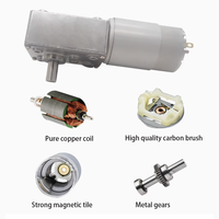 5840-555 Turboworm Motor DC Mikro Brushed 16-470RPM 12-24V Kecepatan Dapat Diatur Pengalihan Maju/Mundur Torsi Peralatan Rumah Tangga
