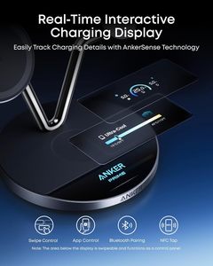 Estación de Carga Anker Prime 3 en 1, <span class=keywords><strong>Cargador</strong></span> Inalámbrico de 25W para iPhone Compatible con TEC Active Cooling - Product Image 5