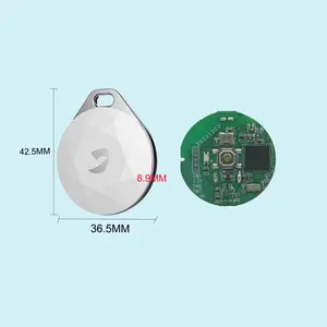 SCiE8 BLE5.0 Wearable People/pet IBeacon Eddystone Motion Sensor Tracking Tag Bluetooth SOS Programmable Push Button