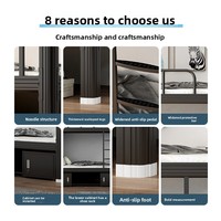 Lits durables en fer forgé à ossature métallique Lits doubles au design moderne Lits mezzanine Lits d'appartement Lits dortoirs scolaires Lits superposés
