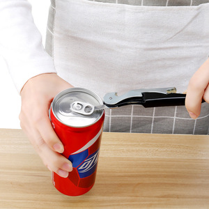 Seahorse Bottle Opener Black Multifunctional Portable Folding Corkscrew For Wine Beer Home Use - Product Image 3