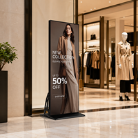 Écran LED P2.5 portable, léger, couleur uniforme, haute fréquence de rafraîchissement, design pliable, pour intérieur 
 Affichage publicitaire