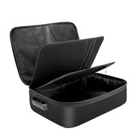 Portable grande capacité bureau à domicile Protection contre la chaleur ignifuge multicouche organisateur de stockage de fichiers sac de documents avec fermeture à glissière et serrure