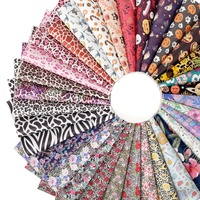1MM Custom Pattern Digital 3D Printing Faux Leather Fabric Rolls PVC Synthetic Artificial Printed Leather for Bags Luggage