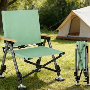 Chaise de pêche de type T améliorée, cadre en acier au carbone, angle réglable, bras extensible pour une pêche confortable - Product Image 5