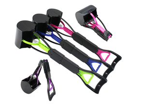 Pala para recoger excrementos de mascotas, pala plegable de mango largo para perros grandes y pequeños, mandíbula de recogida de residuos para todas las superficies - Product Image 3