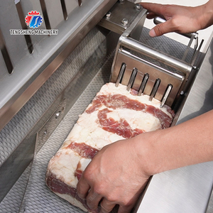 <strong>Automatic</strong> <strong>Beef</strong> Pork <strong>Meat</strong> <strong>Slicer</strong> Cutting Machine Industrial Chicken Breast <strong>Meat</strong> Cutter Frozen <strong>Meat</strong> Cutting Machine - Product Image 5